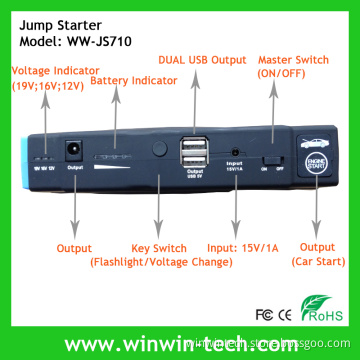 Powerful 16800mAh Multifunction Jump Starters